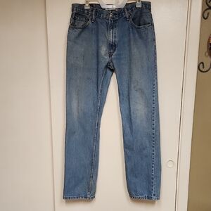 Blue Straight-Leg Jeans with Classic Fit